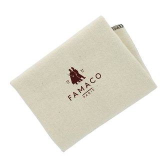 Famaco poetsdoek beige